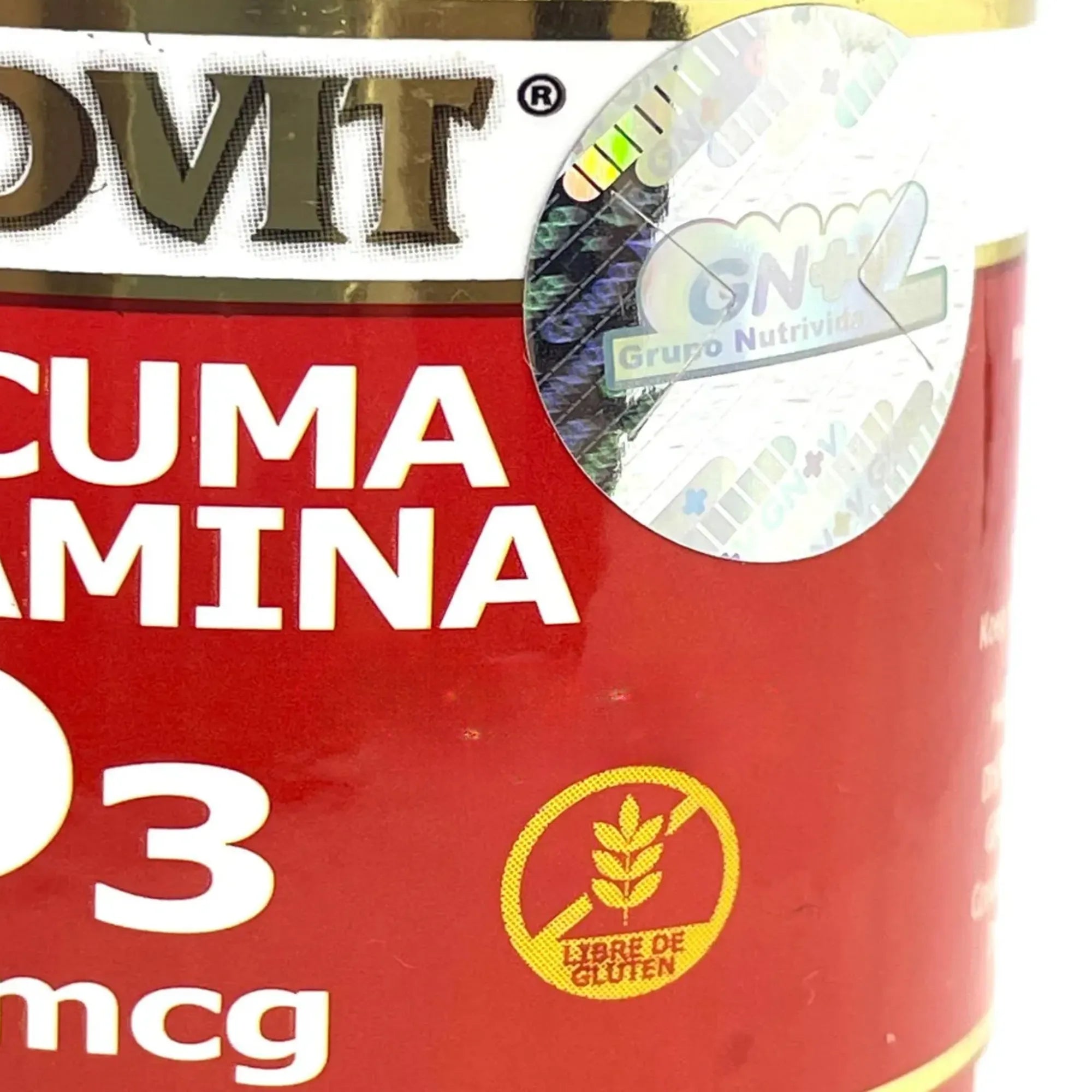 Cúrcuma con Vitamina D3 Certificado COFEPRIS | 30 Cápsulas de 500mg | Potente Antiinflamatorio y Antioxidante Natural | Apoyo para Articulaciones, Huesos e Inmunidad