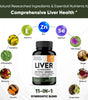 Suplemento Liver Limpieza de Hígado Nexiora | 70 Cápsulas con Cardo Mariano, Diente de León y Berberina | Desintoxicación Hepática Natural y Apoyo de Enzimas | Fórmula con Zinc y Selenio