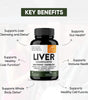 Suplemento Liver Limpieza de Hígado Nexiora | 70 Cápsulas con Cardo Mariano, Diente de León y Berberina | Desintoxicación Hepática Natural y Apoyo de Enzimas | Fórmula con Zinc y Selenio
