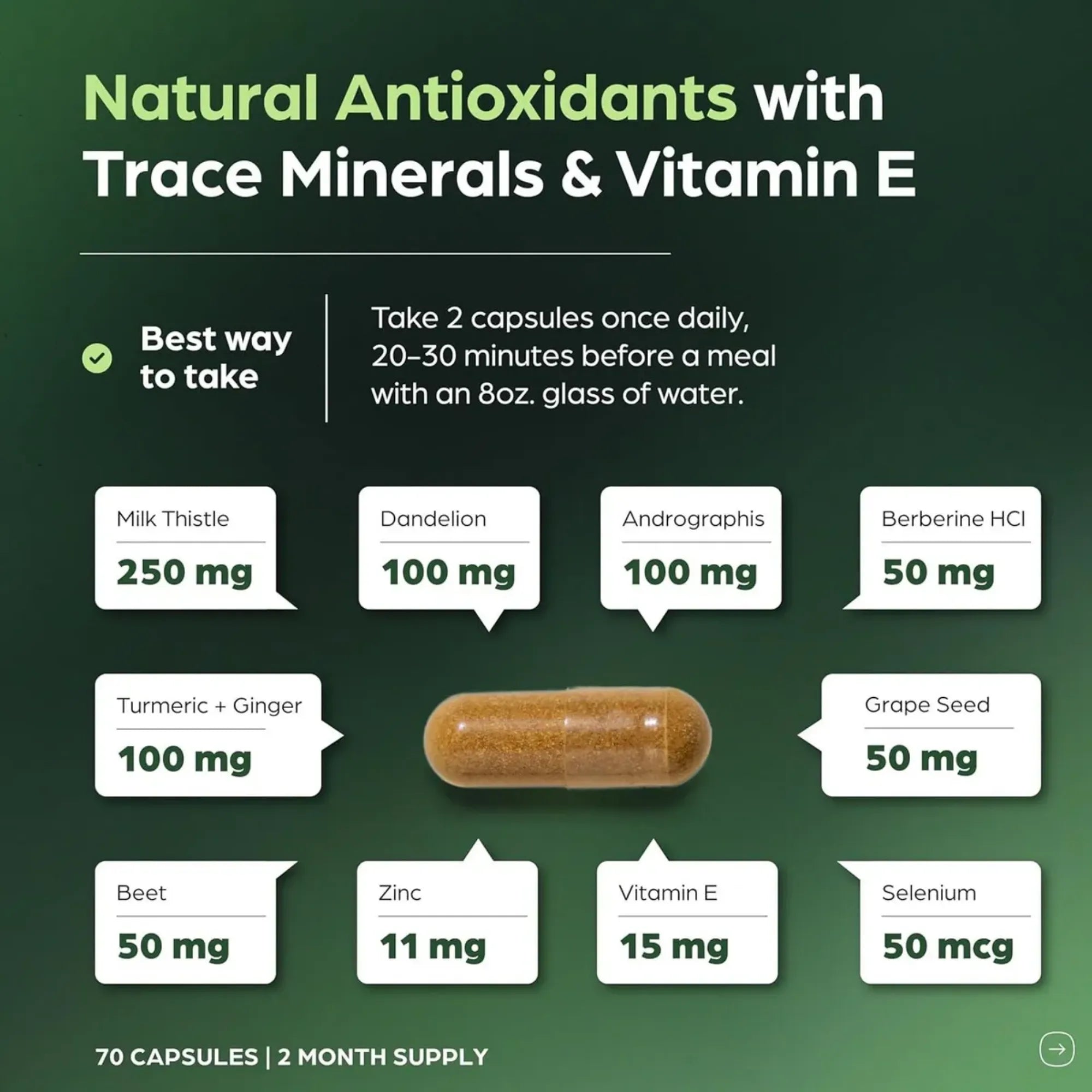 Suplemento Liver Limpieza de Hígado Nexiora | 70 Cápsulas con Cardo Mariano, Diente de León y Berberina | Desintoxicación Hepática Natural y Apoyo de Enzimas | Fórmula con Zinc y Selenio
