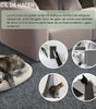 Tapete Rascador para Gatos Autoadhesivo 40cm x 1m | Protector de Muebles y Sofás contra Arañazos | Alfombrilla Ecológica Recortable y Reutilizable | Solución Anti-Estrés para Gatos y Armonía en el Hogar | Color Gris