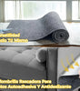 Tapete Rascador para Gatos Autoadhesivo 40cm x 1m | Protector de Muebles y Sofás contra Arañazos | Alfombrilla Ecológica Recortable y Reutilizable | Solución Anti-Estrés para Gatos y Armonía en el Hogar | Color Gris