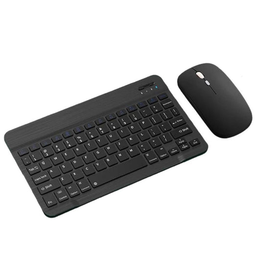Kit Teclado y Mouse Inalámbrico Bluetooth AS-110 | Recargable, Silencioso, Compatible con Tablet y PC