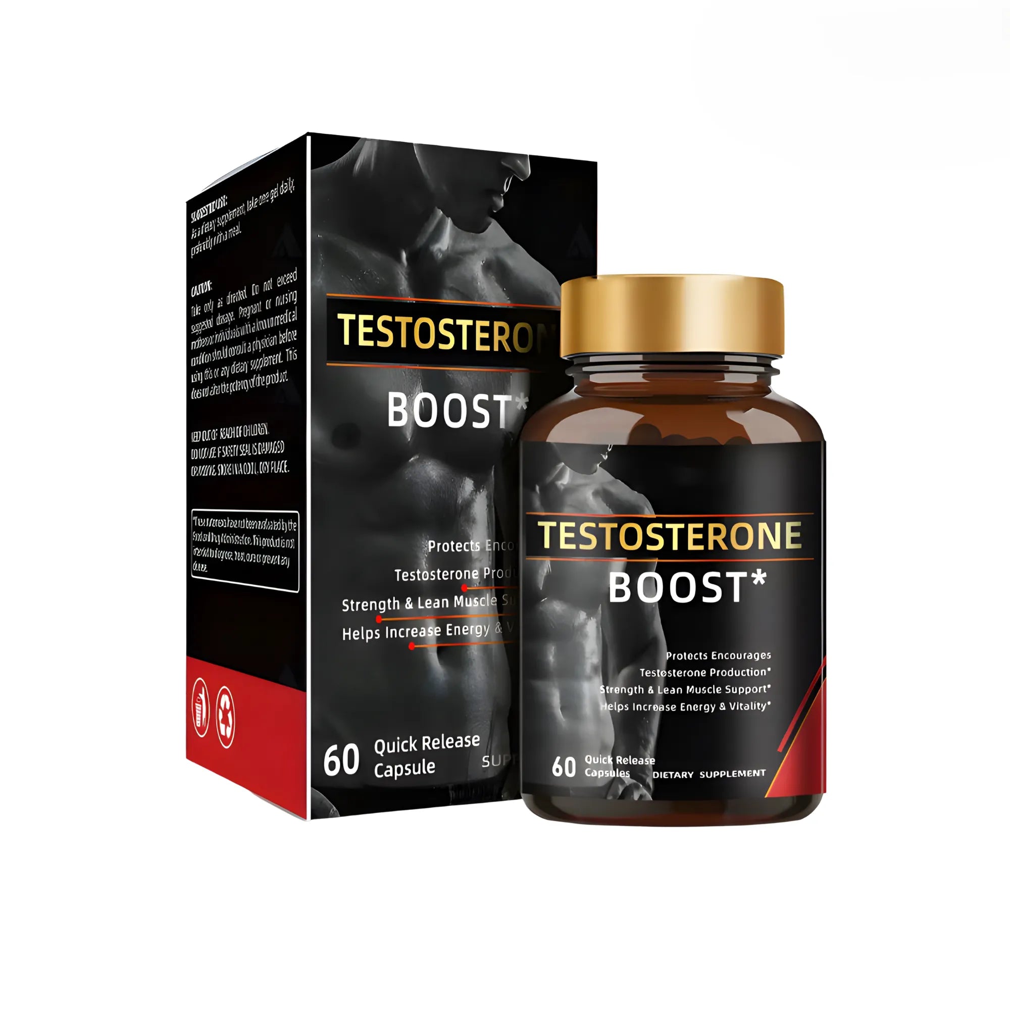 Suplemento Testosterone Boot con Maca 60 Cápsulas | Potenciador de Rendimiento Físico y Desarrollo Muscular | Aumenta tu Energía, Resistencia y Vitalidad Juvenil | Fórmula para Entrenamiento de Alta Intensidad
