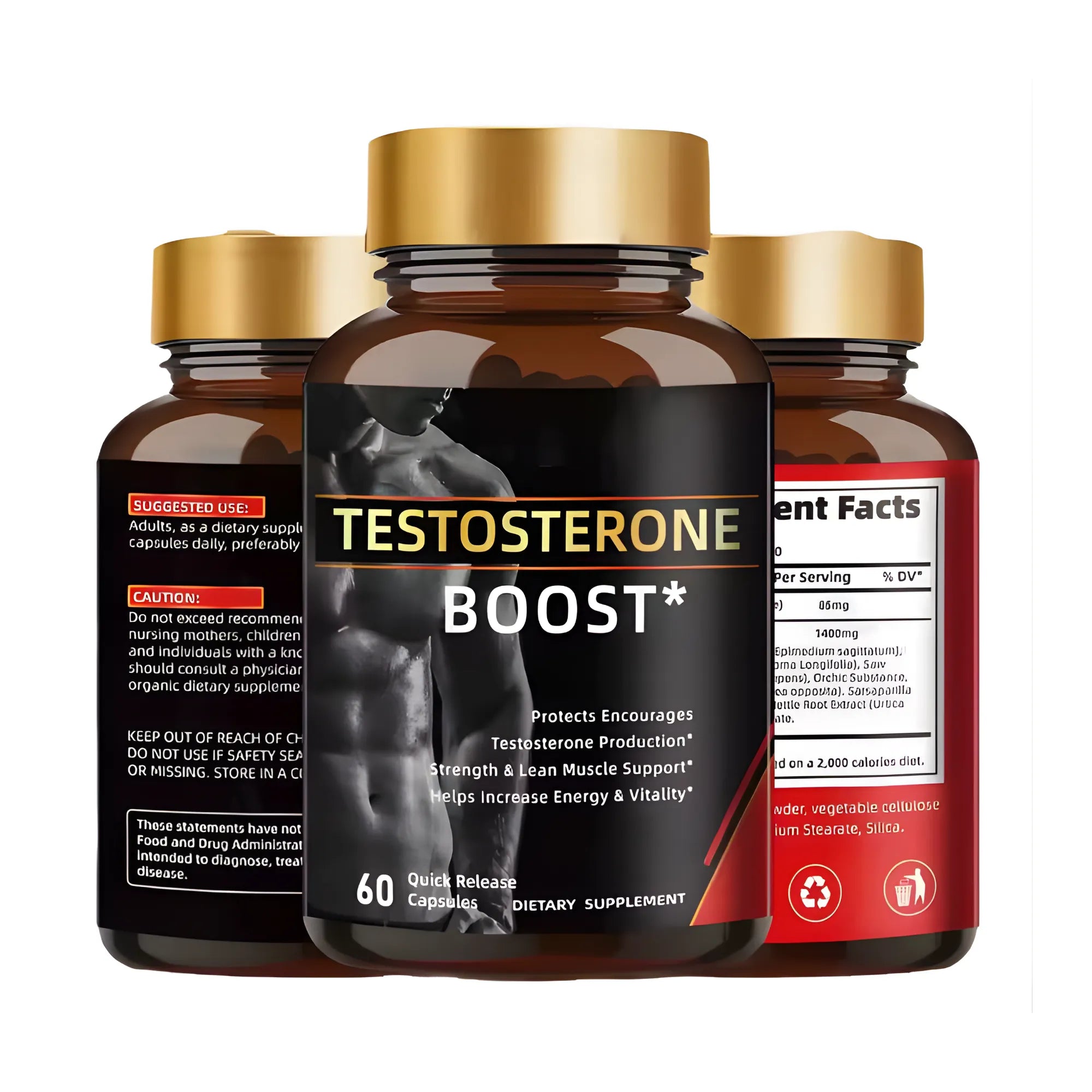 Suplemento Testosterone Boot con Maca 60 Cápsulas | Potenciador de Rendimiento Físico y Desarrollo Muscular | Aumenta tu Energía, Resistencia y Vitalidad Juvenil | Fórmula para Entrenamiento de Alta Intensidad