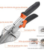 Tijeras de Inglete Multiángulo Profesionales | Cortador de Molduras y PVC de 45° a 135° | Cuchilla de Acero Afilada y Robusta | Mango de Aleación de Aluminio Antideslizante | Herramienta de Precisión para Bricolaje Nexiora