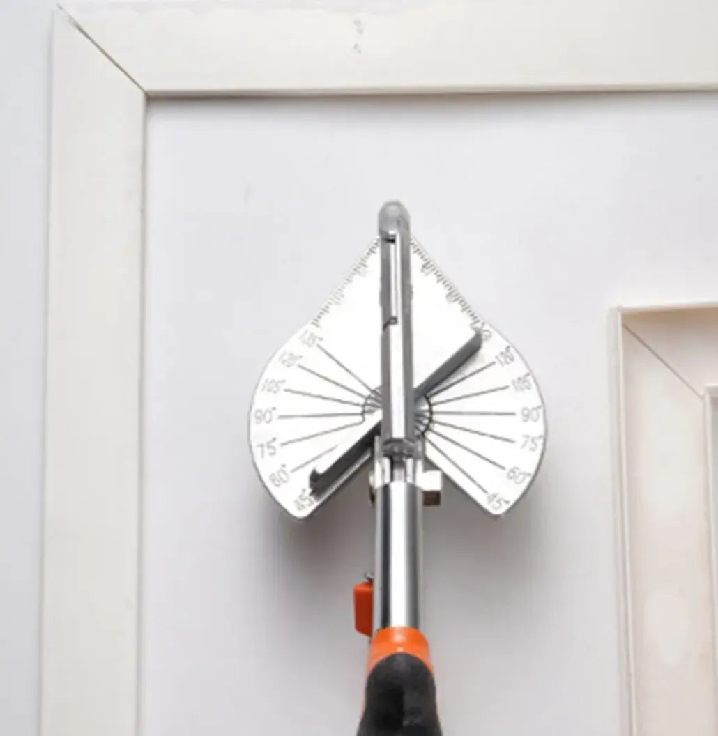 Tijeras de Inglete Multiángulo Profesionales | Cortador de Molduras y PVC de 45° a 135° | Cuchilla de Acero Afilada y Robusta | Mango de Aleación de Aluminio Antideslizante | Herramienta de Precisión para Bricolaje Nexiora