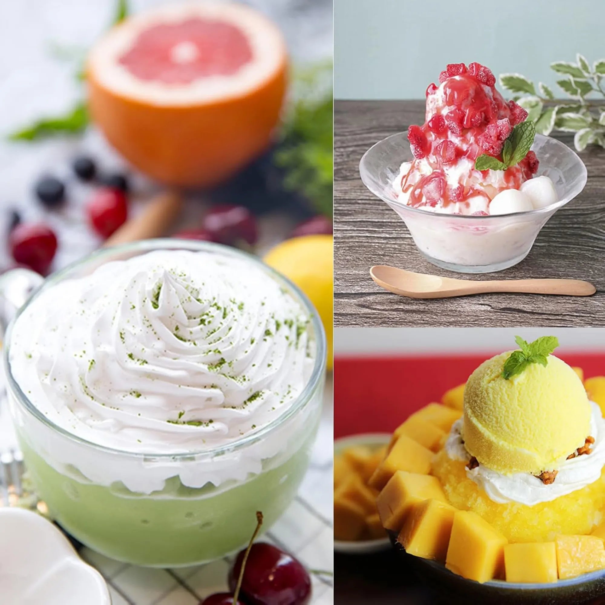Trituradora de Hielo Manual para Raspados y Granizados | Máquina Portátil con Cuchillas de Acero Inoxidable | Picadora de Hielo para Frappés, Coctelería y Postres | Diseño Ergonómico y Duradero