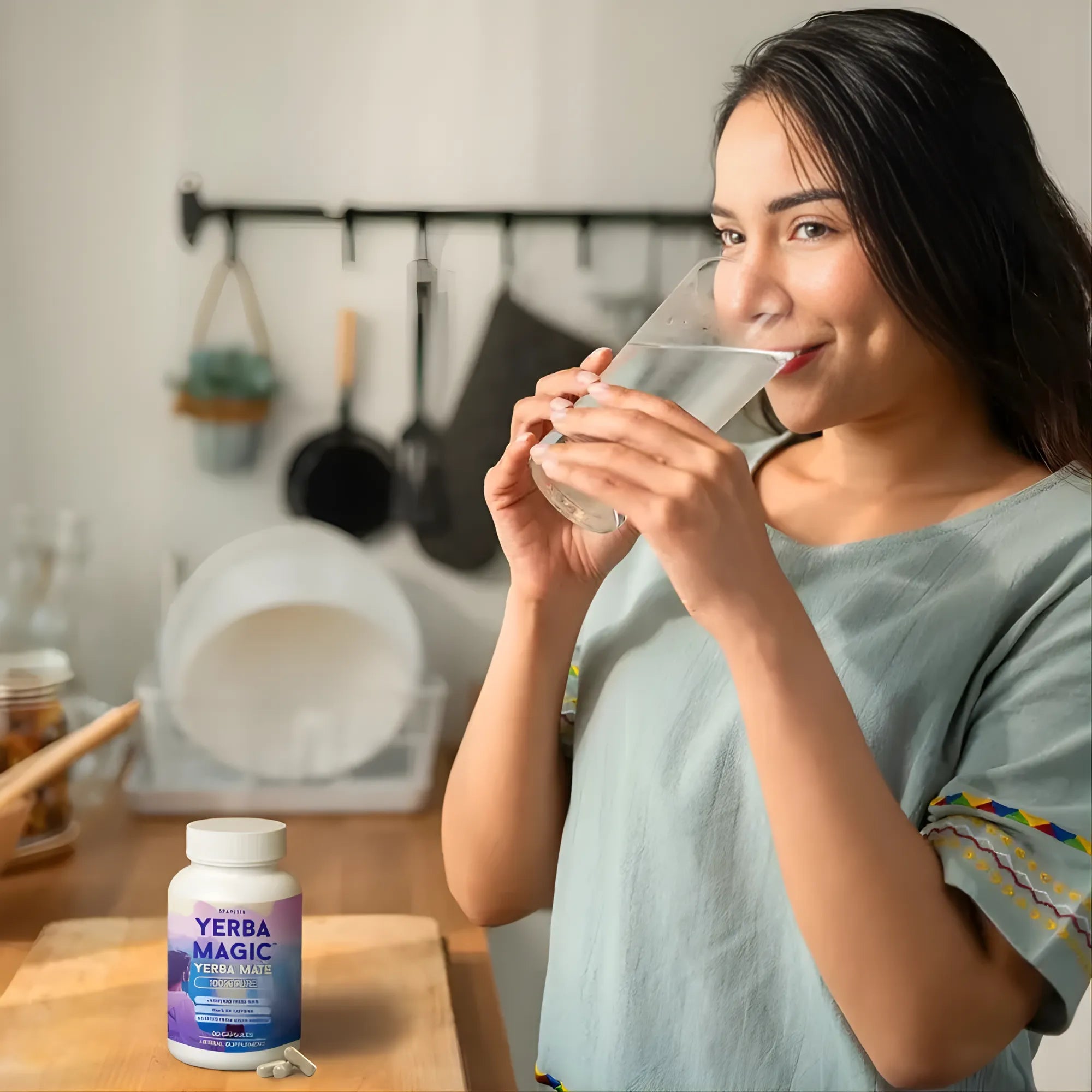 Suplemento Yerba Mate Magic Nexiora | Cápsulas de Yerba Mate Premium | Energía Natural Sostenida y Enfoque Mental Activo | Estimulador del Metabolismo y Apoyo Control de Peso | Rico en Antioxidantes | Fórmula Vegetal (60 Cápsulas)